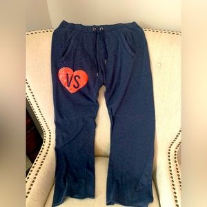 VS Pink drawstring sweatpants